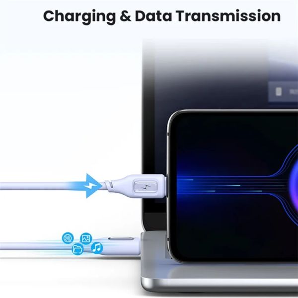 Cáp Sạc USAMS SJ620 USB to Micro USB 2A Silicone with Epoxy Shell