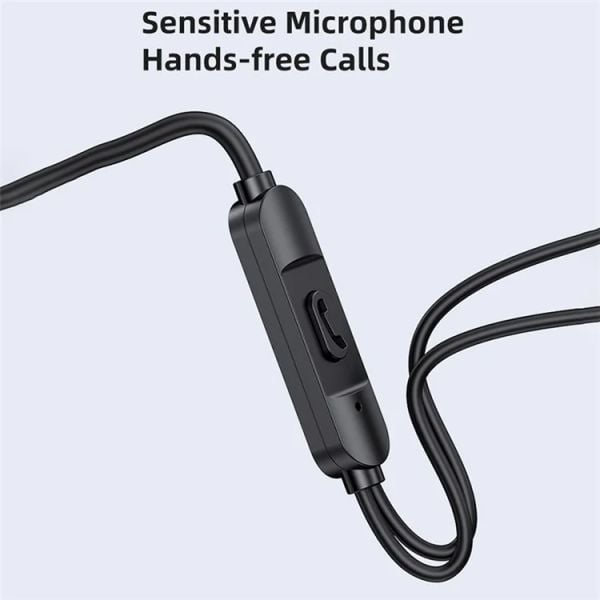 Tai Nghe Có Dây Jack 3.5mm USAMS SJ594 EP-47 (with Sensitive Microphone / Button Control, 1.2m, Hi-Fi Audio)