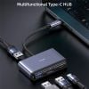 Hub Mở Rộng Kết Nối Đa Năng 4-in-1 USAMS SJ627 (Type-C to USB3.0*1 + USB2.0*2 + PD 60W)