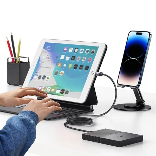 Cáp Sạc USAMS Rui Series SJ705 Type-C to iP 30W Magnetic Charging Cable 1m