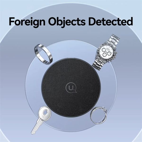 Đế Sạc Không Dây USAMS CD223 15W Ultra Slim Wireless Charging Pad