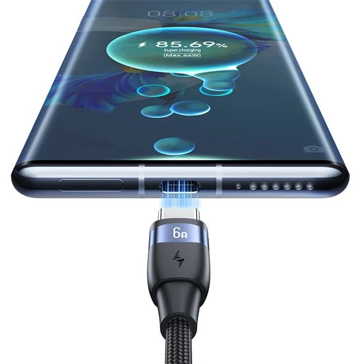 Cáp Sạc USAMS SJ630 | SJ631 U85 USB-A to Type-C Aluminum Alloy Braided Data Cord