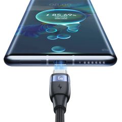 Cáp Sạc USAMS SJ630 | SJ631 U85 USB-A to Type-C Aluminum Alloy Braided Data Cord
