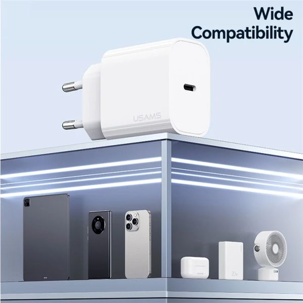 Củ Sạc Nhanh USAMS CC226 T65 PD 20W