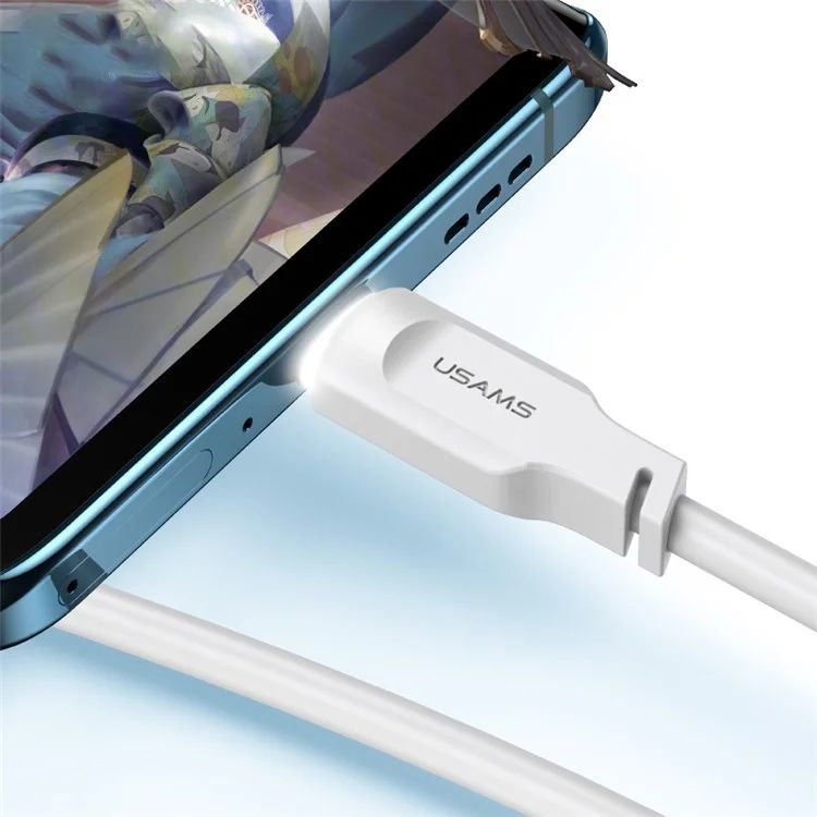 Cáp Sạc USAMS SJ568 Lithe Series 1.2m Type-C to USB 6A