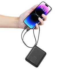 Pin Dự Phòng USAMS CD186 PB69 20W Mini Digital Display 10000mAh