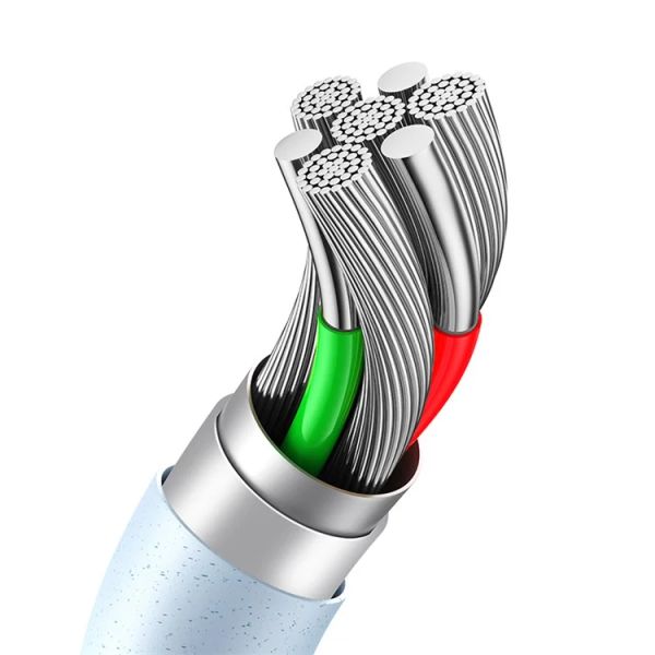 Cáp Sạc Nhanh Type C USAMS SJ716 Green Series 1m 60W