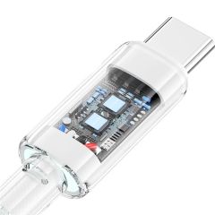 Cáp Cạc USAMS SJ658 Cloud Series USB-A to Type-C Braided Data with Light