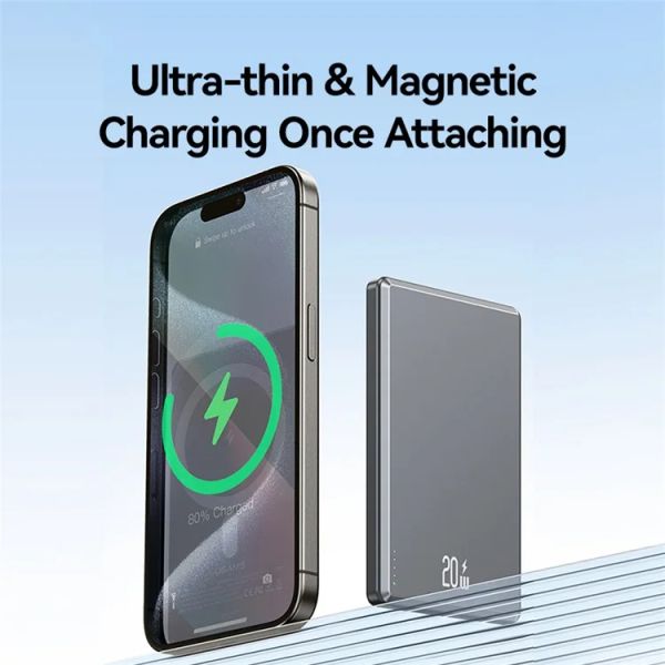 Pin Dự Phòng Không Dây Nam Châm USAMS CD220 PB73 5000mAh 20W