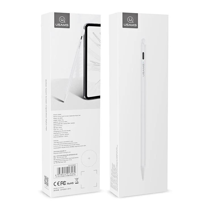 Bút Cảm Ứng Điện Dung USAMS ZB135 Chống Chạm Lòng Bàn Tay