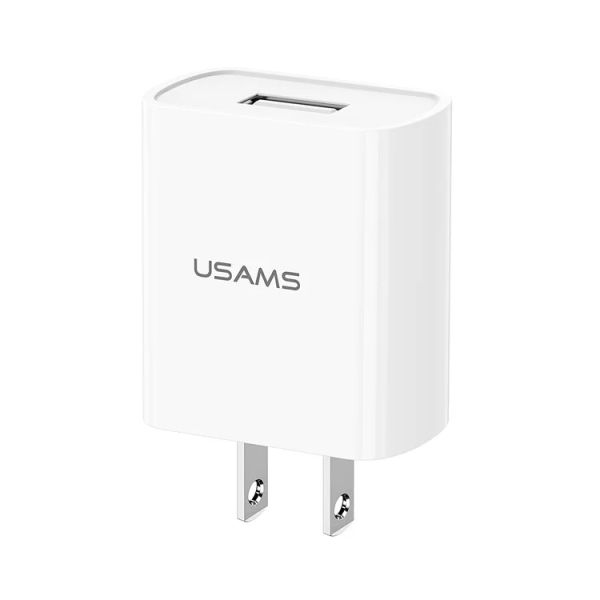 Combo củ cáp USAMS T21 Portable Wall Charger Block Mini Travel