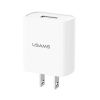 Combo củ cáp USAMS T21 Portable Wall Charger Block Mini Travel