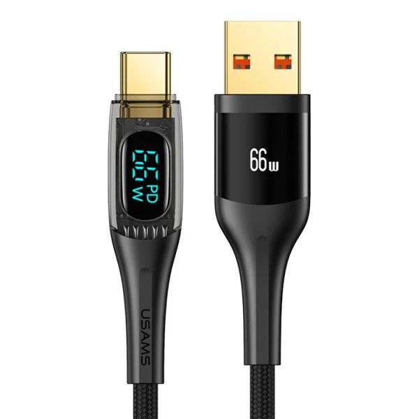 Cáp Sạc USAMS SJ592 | SJ593 USB-A to Type-C 66W Data Cord Shadow Series