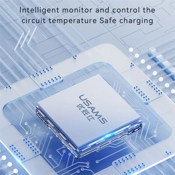 Pin Dự Phòng USAMS CD202 XY Series 30000mAh 10W (2*USB + 1*Type-C, with Digital Display)