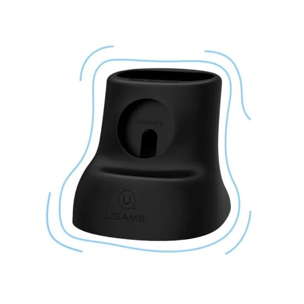 Đế sạc silicon 2 trong 1 USAMS ZJ051 cho Apple Watch và AirPods
