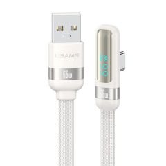 Cáp Sạc USAMS Wind Series SJ651 USB-A to Type-C Right-angle Digital Display Cord