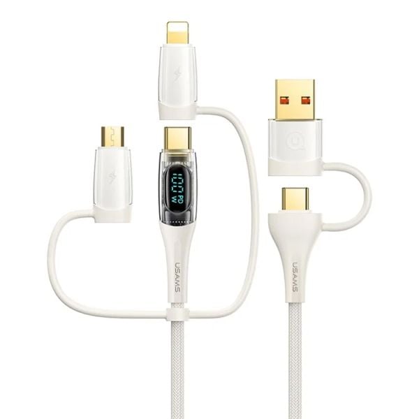 Cáp sạc đa năng USAMS SJ616 PD 100W 6-in-1 Fast Charging Cord