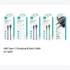 Cáp Sạc USAMS SJ501 U68 1m Type-C Fast Charging Mobile Phone Charger Data Cord