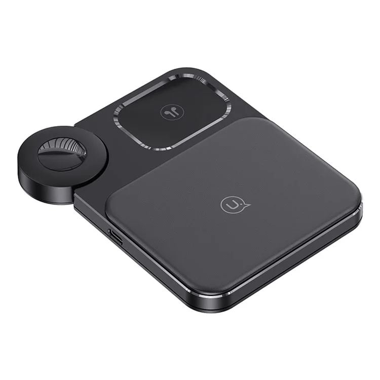Đế Sạc Không Dây 3IN1 USAMS CD190 15W Cho iPhone, iWatch, AirPods
