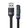Cáp Sạc USAMS Wind Series SJ651 USB-A to Type-C Right-angle Digital Display Cord