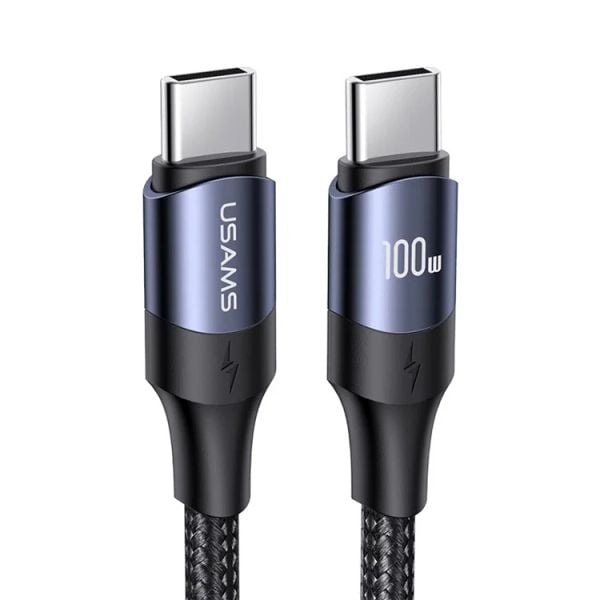 Cáp Sạc USAMS SJ524 | SJ525 | SJ526 U71 Aluminum Alloy Type-C To Type-C 100W