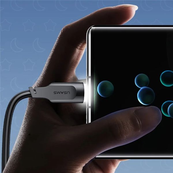 Cáp Sạc USAMS SJ568 Lithe Series 1.2m Type-C to USB 6A