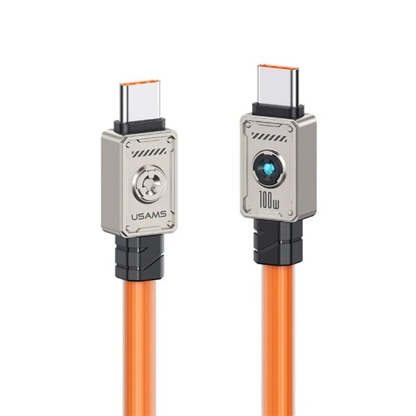 Cáp Sạc USAMS SJ684 Type-C to Type-C 100W Data Cord 1.2m