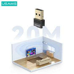 USB Bluetooth 5.3 USAMS ZB285 Adapter HiFi Sound Wireless Audio Receiver