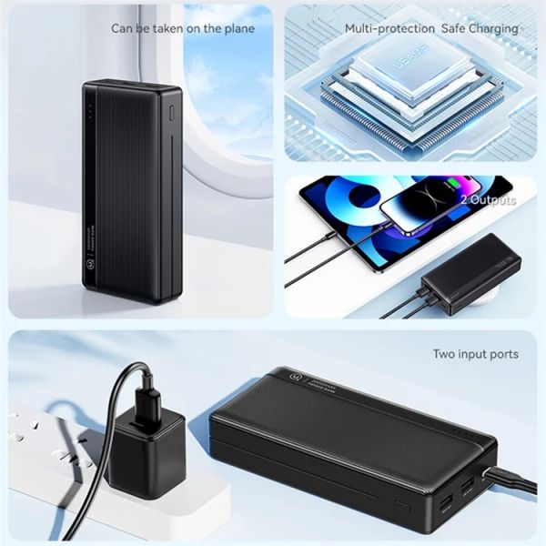 Pin Dự Phòng USAMS CD206 PB71 20000mAh 10W (Dual USB)