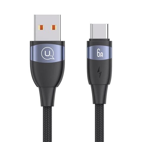 Cáp Sạc USAMS SJ630 | SJ631 U85 USB-A to Type-C Aluminum Alloy Data Cord