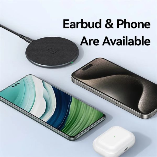 Đế Sạc Không Dây USAMS CD223 15W Ultra Slim Wireless Charging Pad