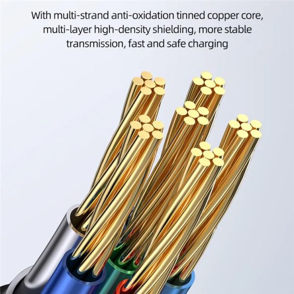 Cáp Sạc USAMS SJ592 | SJ593 USB-A to Type-C 66W Data Cord Shadow Series