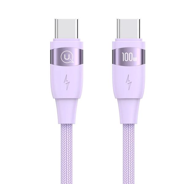 Cáp sạc USAMS SJ632 | SJ633 U85 Type-C to Type-C Braided Cable PD 100W
