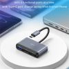 Hub Mở Rộng Kết Nối Đa Năng 4-in-1 USAMS SJ627 (Type-C to USB3.0*1 + USB2.0*2 + PD 60W)