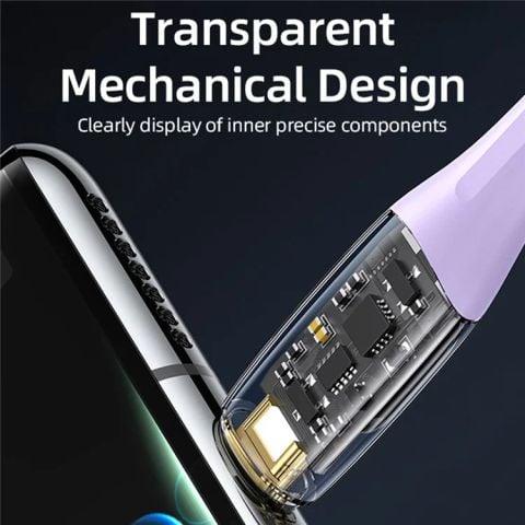 Cáp Sạc USAMS SJ592 | SJ593 USB-A to Type-C 66W Data Cord Shadow Series