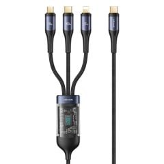 Cáp Sạc Đa Năng 3IN1 USAMS U83 TypeC to Lightning / Type-C / Micro 100W