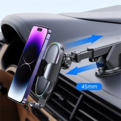 Đế Giữ Điện Thoại USAMS CD187 15W Colorful Light Air Vent Center Bracket