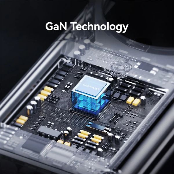 Bộ Sạc Nhanh Tích Hợp Dây Nguồn Nối Dài USAMS CC225 67W 4-port Fast Charging Adapter 3 Type-C+1 USB 2200W