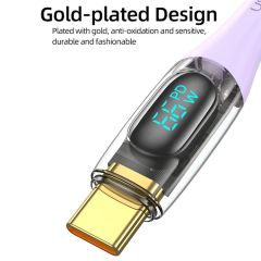 Cáp Sạc USAMS SJ592 | SJ593 USB-A to Type-C 66W Data Cord Shadow Series