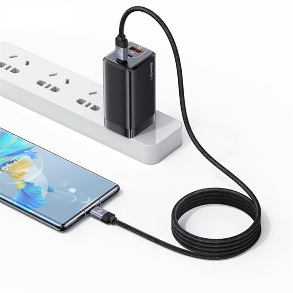 Cáp Sạc USAMS Rui Series SJ704 Type-C To Type-C 60W Magnetic Charging Cable 1m