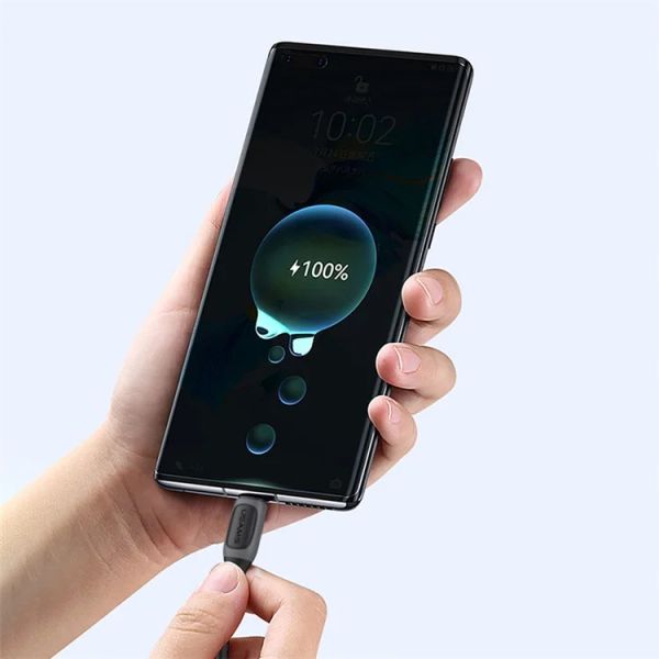 Cáp Sạc USAMS SJ596 Type-C 3A Bicolor Soft PVC Jelly Series