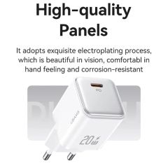Củ Sạc Nhanh Mạ Điện USAMS CC183 PD 20W
