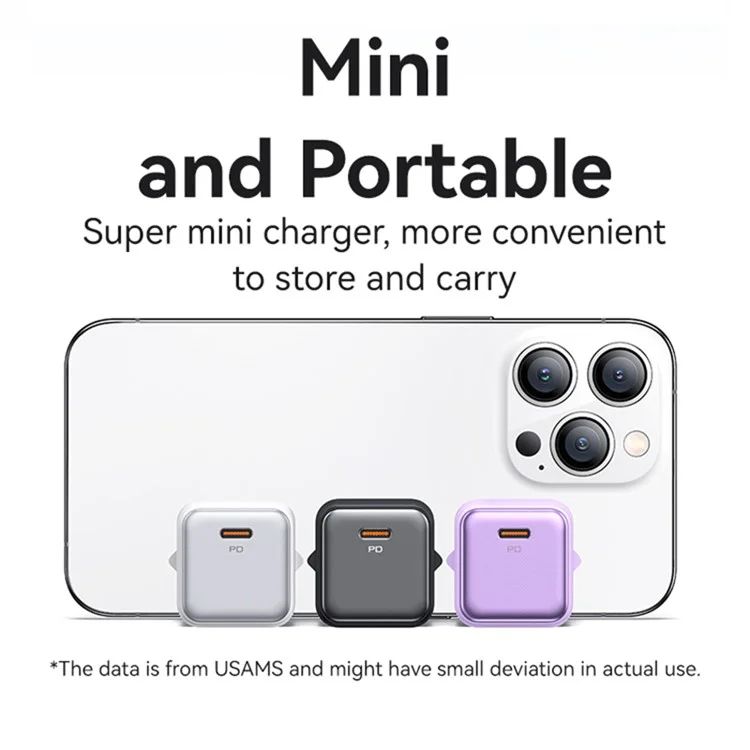 Củ Sạc Nhanh Mạ Điện USAMS CC183 PD 20W