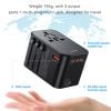 Bộ Sạc Nhanh Du Lịch Đa Năng 2C+U USAMS CC199 T62 GaN 65W (EU/UK/AU/US)