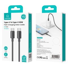 Cáp Sạc Nhanh 60W USAMS SJ711 YD Series 1m Type C-Type C