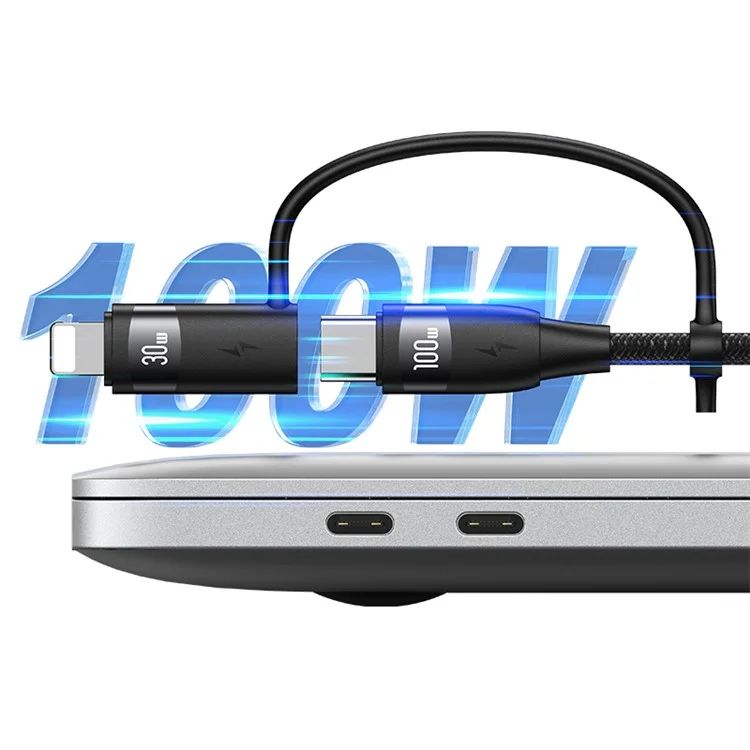 Cáp Sạc Đa Năng USAMS SJ645 | SJ646 U85 6 in 1 PD 100W Aluminium Alloy Data Cord