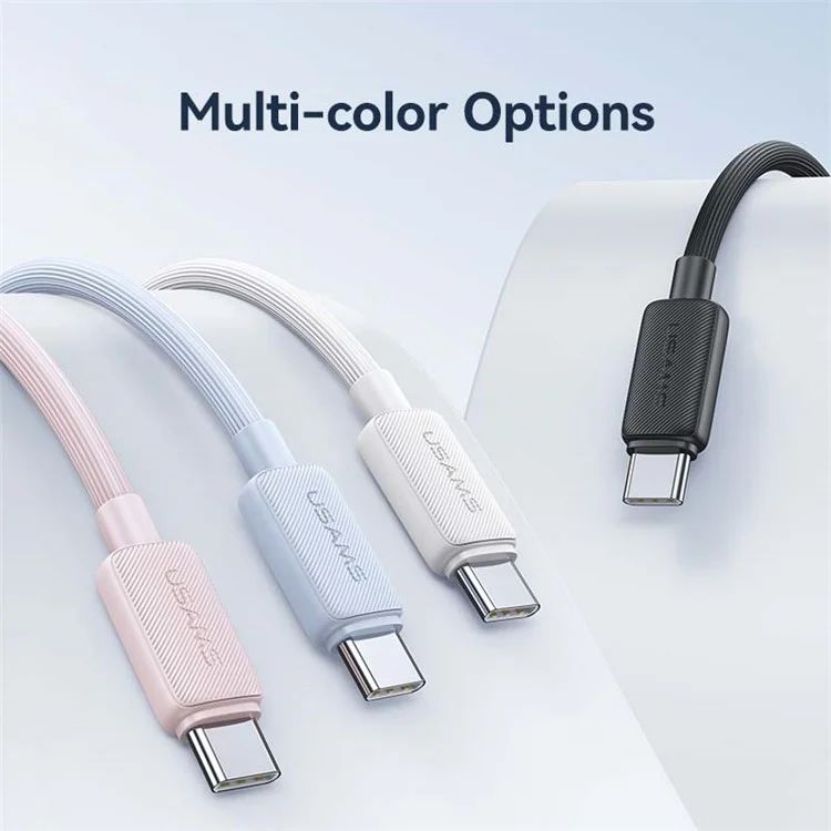 Cáp Sạc USAMS SJ691 | SJ696 | SJ701 Type-C to Type-C 60W Charger Cord 2m