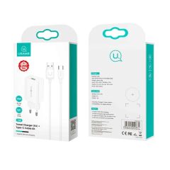 Combo củ cáp USAMS T48 T22 18W Travel Charger + Type-C Cable Kit