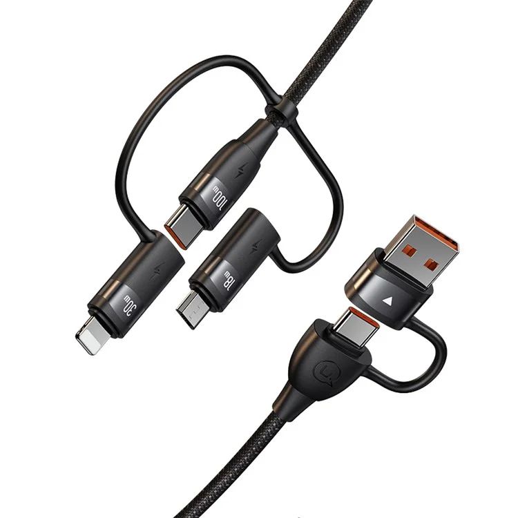 Cáp Sạc Đa Năng USAMS SJ645 | SJ646 U85 6 in 1 PD 100W Aluminium Alloy Data Cord