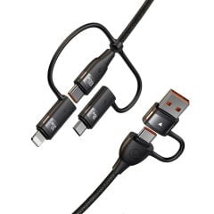 Cáp Sạc Đa Năng USAMS SJ645 | SJ646 U85 6 in 1 PD 100W Aluminium Alloy Data Cord